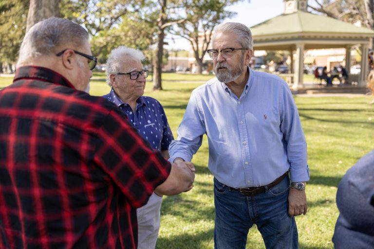 Bill Britton with Community